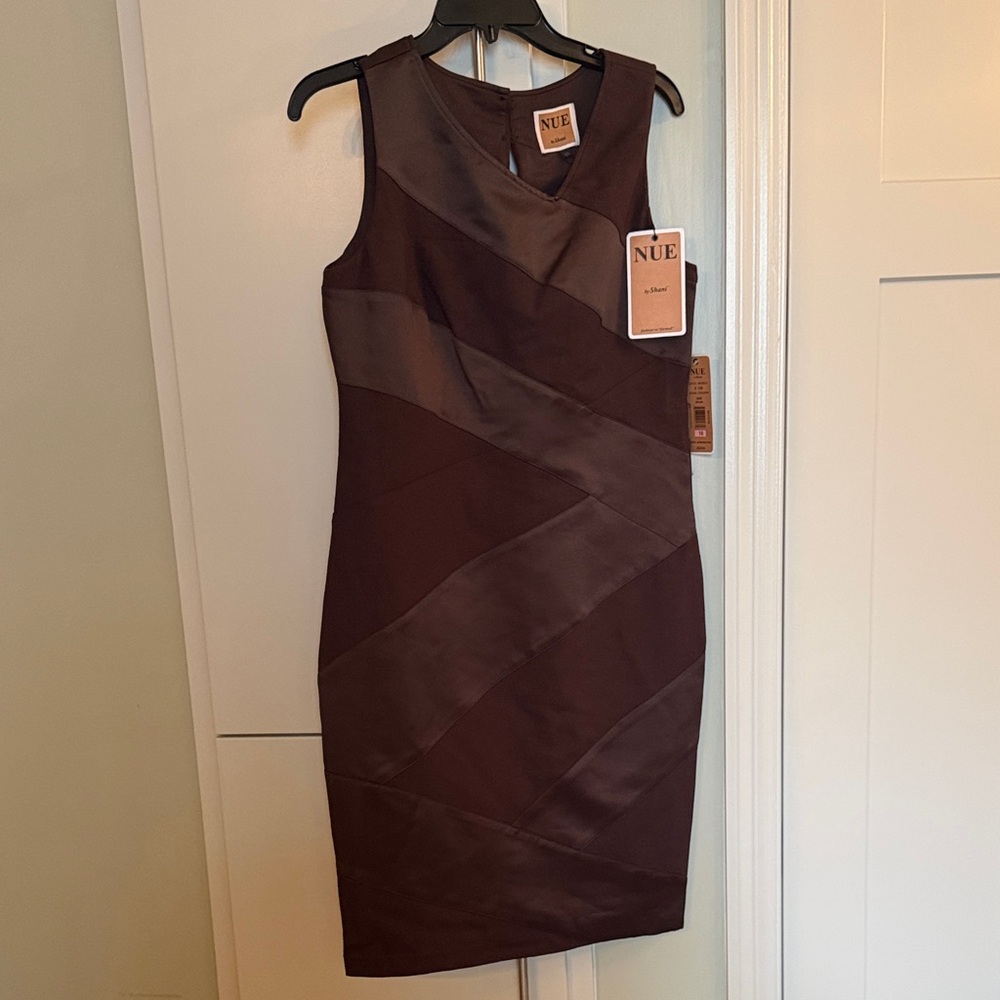 Nue by Shani Chocolate Brown Dress